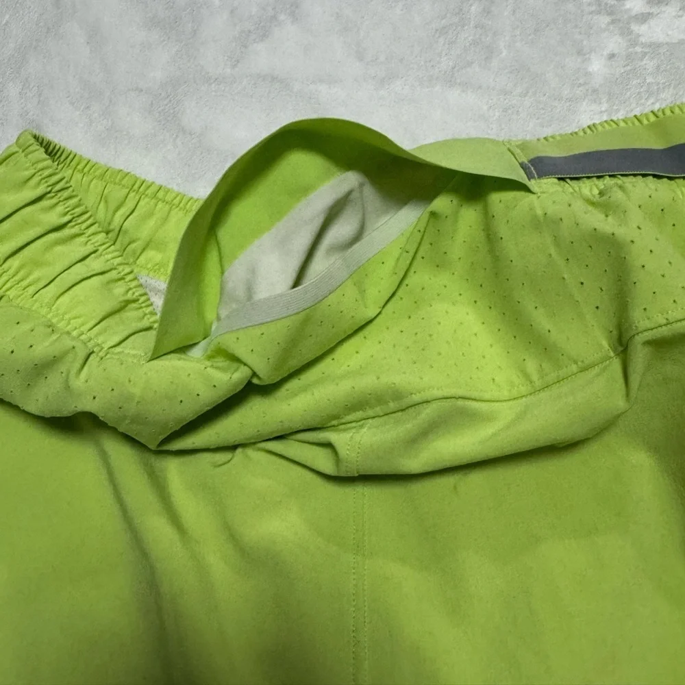 Lululemon Men’s Shorts Athletic Lined Lime Green